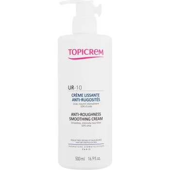 Topicrem UR 10 Anti-Roughness Smoothing Cream интензивен подхранващ крем за тяло за груба и много суха кожа 500 ml унисекс