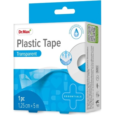 Dr.Max Plastic tape Transparent 1,25 cm x 5 m 1 ks