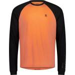 Mons Royale Мъжка фланелка с дълъг ръкав за колоездене Mons Royale Tarn Merino L/S Merino longsleeve - Sun Orange / Black (056-3550-0411)