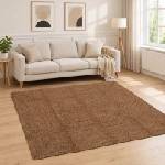 vidaXL Килим за площ Сиво 200 x 200 cm юта (42010419)