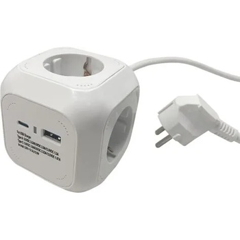 Image 1 of KONEKTO 4 Plug 1 USB KN41092