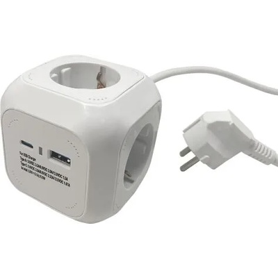 KONEKTO 4 Plug 1 USB KN41092