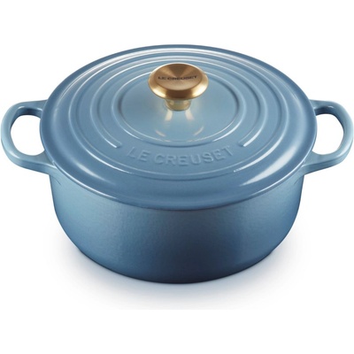 Le Creuset Съдове за готвене SIGNATURE 20 см, 2, 4 л, CHAMBRAY, чугун, Le Creuset (LECR21177204344441)