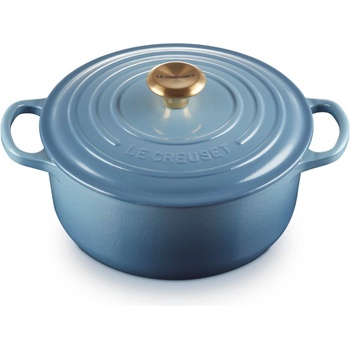 Le Creuset Съдове за готвене SIGNATURE 20 см, 2, 4 л, CHAMBRAY, чугун, Le Creuset (LECR21177204344441)