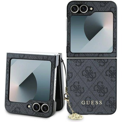 GUESS Гръб Guess 4G Charm Case за Samsung Galaxy Z Flip 6 - Сив