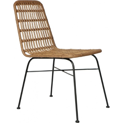 Textilomanie Mila hnědá ratanová