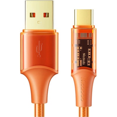 Mcdodo Кабел Mcdodo CA-3150, USB-C, 6A, 1.8m, оранжев (CA-2093)