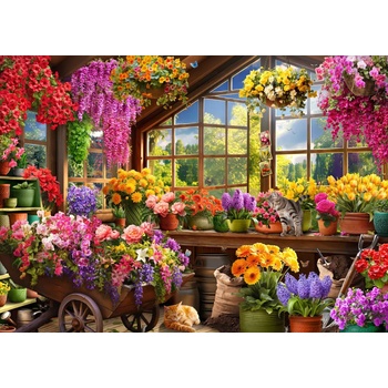 Bluebird Puzzle - Puzzle Potting Shed - 500 piese