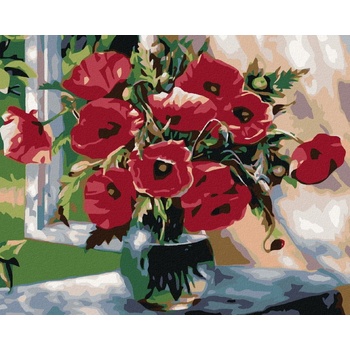 ZUTY Maľovanie podľa čísel vlčie maky vlenenej váze