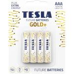 TESLA - 4 бр. Алкална батерия AAA GOLD+ 1, 5V 1350 mAh (TS0012)