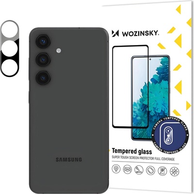 Wozinsky Закалено стъкло за камера 9H за Samsung Galaxy S24 Plus - Черен KP32883 (32883)