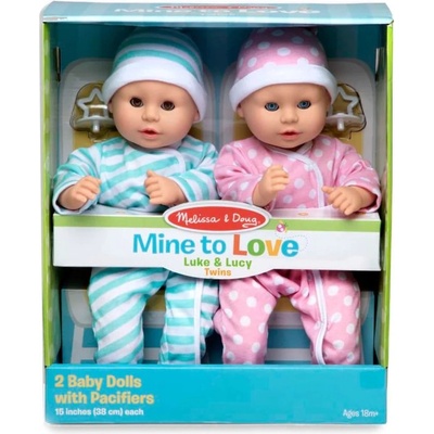 Mouse Toys Кукли близнаци Люк & Луси - Melissa & Doug (41711)