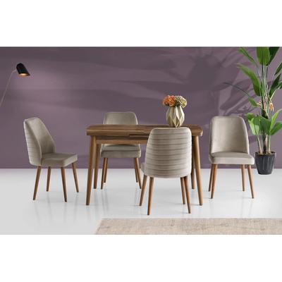 Velmoro Тапициран трапезен стол Tutku TT-334 BF-04