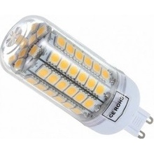 SMD Lighting LED žárovka G9 6,5W 69x SMD 5050 bílá teplá