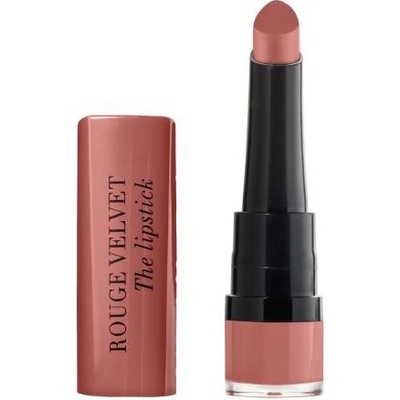 Bourjois Paris Rouge Velvet The Lipstick matná klasická rtěnka 2 , 47 Rose Brulé 4 g – Zboží Dáma