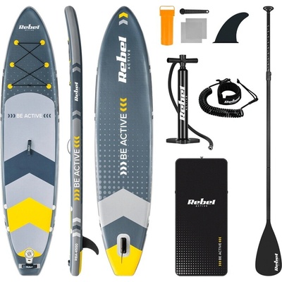 Paddleboard Rebel RBA-4500 350 cm šedý