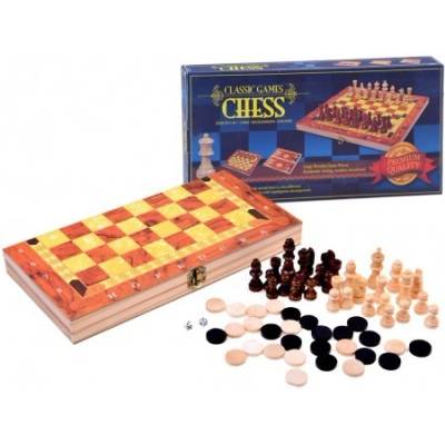 Set her 3v1: Šachy, Dáma, Backgammon