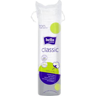 Bella Cotton Classic odličovací tampóny 120 kusů
