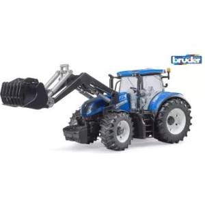 BRUDER Трактор Bruder New Holland T7.315 с фронтален товарач