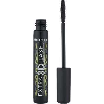 Rimmel Extra 3D Lash спирала за обем и удължаване на мигли цвят 003 Extreme Black 8ml