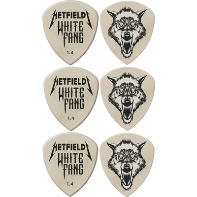 Dunlop PH122P140 James Hetfield White Fang Custom Flow 1.4 Player Pack Перце за китара (PH122P140)