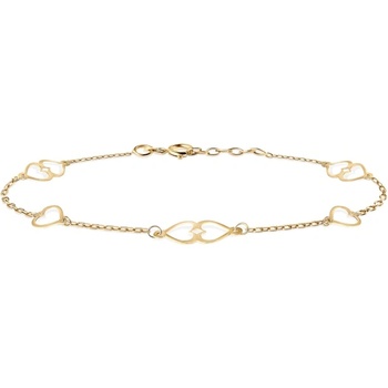 SAVICKI Сърце гривна Савицки: злато