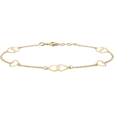 SAVICKI Гривна със сърце Savicki: злато 585