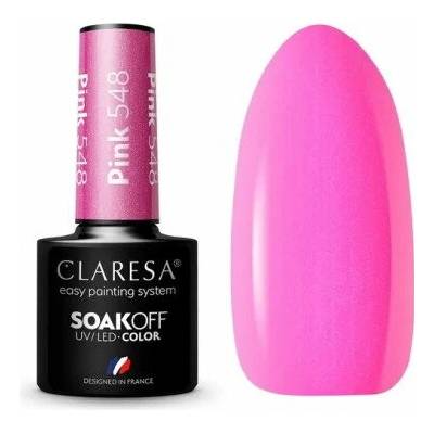 CLARESA Gel lak Pink 548 5ml