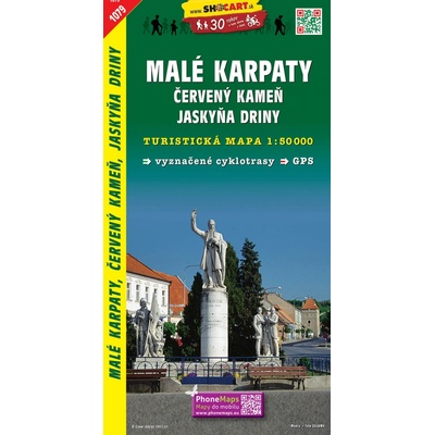 Malé Karpaty Červený Kameň jaskyňa Driny 1:50 000