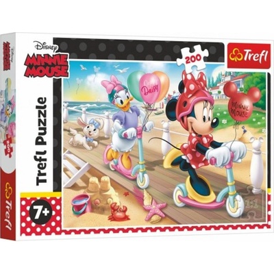 Trefl Minnie na pláži/Disney Minnie 48 x 34 cm v krabici 33 x 23 x 4 cm 200 dielov