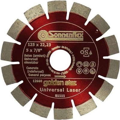 Sonnenflex Diamantový řezný kotouč 115 x 22,23 mm 81110