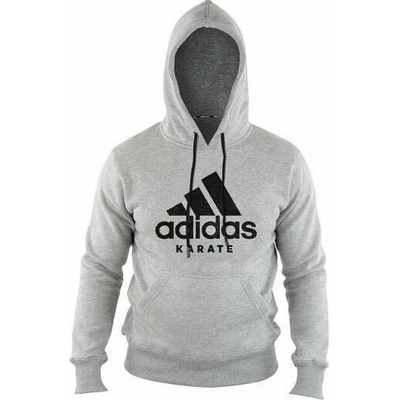 adidas Karate mikina s kapucňou Sivá