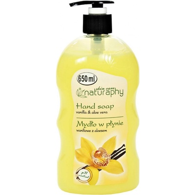 Naturaphy tekuté mydlo vanilka a aloe vera 650 ml