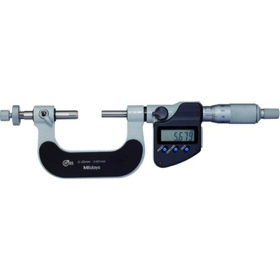 Mitutoyo Mikrometr třmenový digitální inch/metric 1-2´´ na měření ozubení ip65 mitu-324-352-30