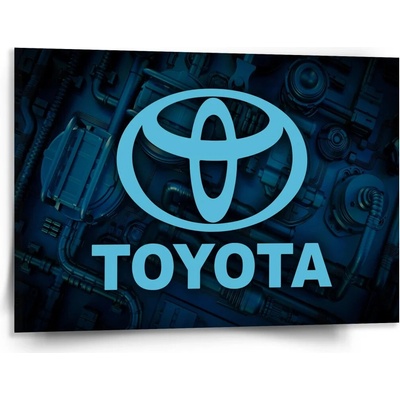 Sablio Obraz Logo Toyota Motor - 150x110 cm