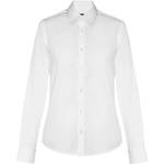 THCLOTHES Дамска бяла риза Paris White | Вталена, дълъг ръкав (62064000)