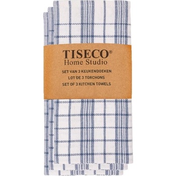 Tiseco Home Studio Памучни кърпи в комплект от 3 броя 70x50 cm - Tiseco Home Studio (9499BLUE)