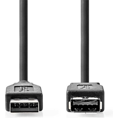 Nedis CCGL61010BK20 USB3.2 удължител, USB A щепсел - USB A гнездо, 5 Gbps, 2 m (USB3.1, USB3.0, USB2.0) (CCGL61010BK20)