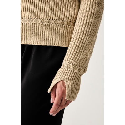 Giorgio Armani пуловер дамски от памук (XW002629.AF25932)