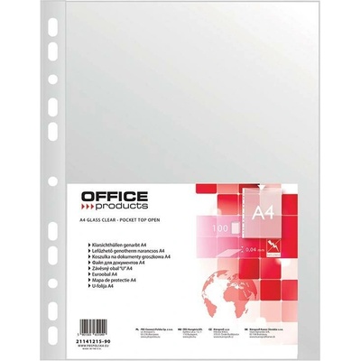 Office Products prospektové obaly euroA4 PP 40 mikronů matné transparentní 100 ks