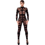 Noir Handmade F357 Bondesque Catsuit Black L