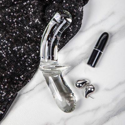 Satisfyer Double Crystal Oboustranné dildo průhledné