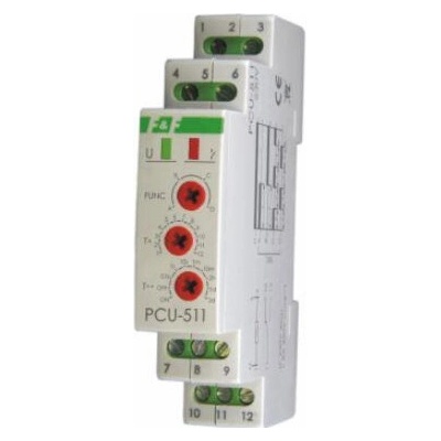F&F Časové relé 230V 24V AC/DC - PCU-511 DUO