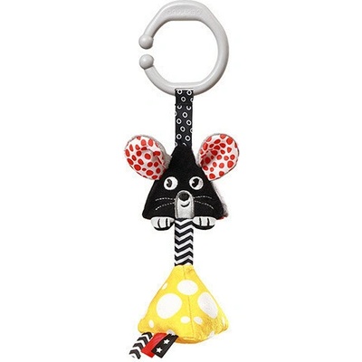 BabyOno Závesná kontrastná hračka Mouse Baby Ono