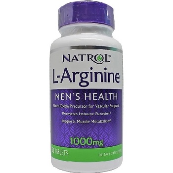 Image 1 of Natrol L-Arginine 1000, 50 Tablets