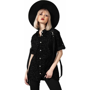 Image 1 of KILLSTAR мъжка риза KILLSTAR - Mad Paw Leopard - Black - Черен - KSRA006199