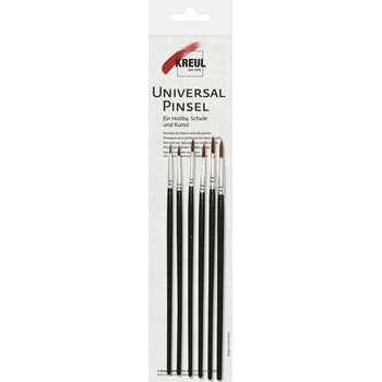 Kreul Universal Pony Hair Synthetics Комплект кръгли четки 6 бр (723001)