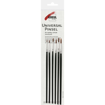 Kreul Universal Pony Hair Synthetics Комплект кръгли четки 6 бр (723001)
