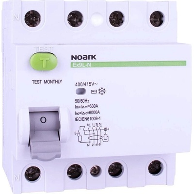 Noark Electric Ex9L-N 4P 40A 30mA