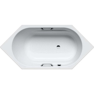 KALDEWEI Ambiente - Вана Vaio 6 Star, модел 959, 190x90 см, с отвори за дръжки, противоплъзгащо покритие, Perl-Effekt, бяла 233934013001 (233934013001)